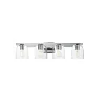 Maxim Lighting Scoop 21234CLPC 4-lumières 60W Chromé poli Vanité