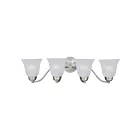 Maxim Lighting Basix 2123FTSN 4-lumières 60W Nickel satiné Vanité