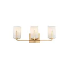 Maxim Lighting Dart 21283SWSBR 3-lumières 60W Laiton satiné Vanité