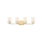 Maxim Lighting Dart 21284SWSBR 4-lumières 60W Laiton satiné Vanité