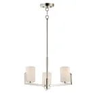 Maxim Lighting 21285SWSN Dart 3-Lumières 180W Nickel satiné Incandescence Lustre