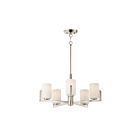 Maxim Lighting 21286SWSN Dart 5-Lumières 300W Nickel satiné Incandescence Lustre