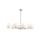 Maxim Lighting 21288SWSN Dart 8-Lumières 480W Nickel satiné Incandescence Lustre