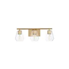 Maxim Lighting 21333CLNAB 3-Lumières 180W Laiton vieilli naturel Éclairage de vanité