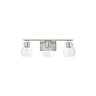 Maxim Lighting 21333CLSN 3-Lumières 180W Nickel satiné Éclairage de vanité