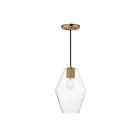 Maxim Lighting 21335CLNAB 1-Lumière 60W Laiton vieilli naturel Suspendu