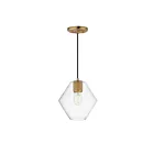 Maxim Lighting 21336CLNAB 1-Lumière 60W Laiton vieilli naturel Suspendu
