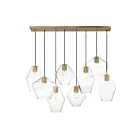 Maxim Lighting 21339CLNAB 8-Lumières 480W Laiton vieilli naturel Suspendu