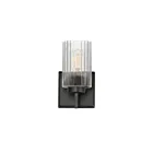 Maxim Lighting 21371CRBK 1-lumière 60W Noir/Laiton antique Applique murale