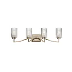 Maxim Lighting 21374CRSCH 4-lumières 240W Champagne satiné Luminaire de vanité