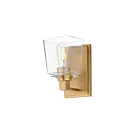 Maxim Lighting 21381CLNAB 1-lumière 60W Laiton naturel vieilli Luminaire de vanité