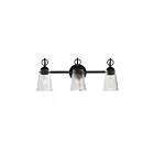 Maxim Lighting 21393CLBK 3-Lumières 180W Noir Éclairage de vanité