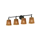Maxim Lighting 21484NADBZ 4-Lumières 240W Bronze foncé Luminaire de vanité