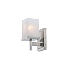 Maxim Lighting Tetra 2151LNSN 1-lumière 60W Nickel satiné Vanité
