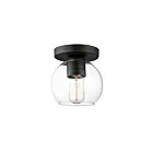 Maxim Lighting 21630CLBK Knox 1-lumière 60W Noir Plafonnier encastré