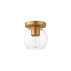 Maxim Lighting 21630CLNAB Knox 1-lumière 60W Natural Aged Brass Plafonnier encastré