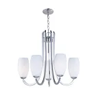 Maxim Lighting 21655SWSN Taylor 5-Lumières 300W Nickel satiné Incandescence Lustre
