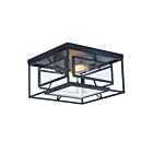 Maxim Lighting 21670CDBK-BUL Era 2-lumières 6W Noir Plafonnier encastré