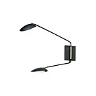 Maxim Lighting Scan 21692BKSBR 2-Lumières Noir/Laiton satiné Applique Murale