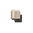 maxim Lighting 21711SWNWDCHL 1-Lumière 60W Bois naturel et charbon de bois Applique murale