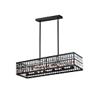 Maxim Lighting 21817BCBK Madeline 6-Lumières 240W Noir Suspendu