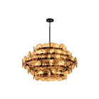 Maxim Lighting 21825AMGM 12-Lumières 720W Gunmetal Lustre