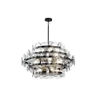 Maxim Lighting 21825TCGM 12-Lumières 720W Gunmetal Lustre