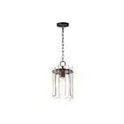 Maxim Lighting 21831AGDBZ Warren 1-Lumière 60W Bronze foncé Suspendu