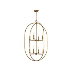 Maxim Lighting 21849EG 8-Lumières 480W Or étrusque Suspendu