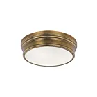 Maxim Lighting 22371SWNAB Fairmont 3-lumières 40W Natural Aged Brass Plafonnier encastré