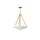 Maxim Lighting 22454WTNAB Artemis 4-Lumières 240W Laiton naturel vieilli Suspendu