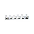 Maxim Lighting Silo 23076CLFTPC 6-lumières 40W Chromé poli Vanité