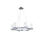Maxim Lighting 23077CLFTPC-BUL Silo 6-Lumières 12W Chrome poli LED Lustre