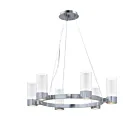 Maxim Lighting 23077CLFTPC Silo 6-Lumières 240W Chrome poli Lustre