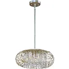 Maxim Lighting 24154BCGS Arabesque 7-Lumières 21W Argent doré Suspendu