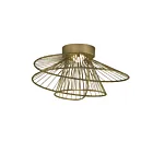 Maxim Lighting 24170NAB Zeta 1-lumière 12W Natural Aged Brass Plafonnier encastré