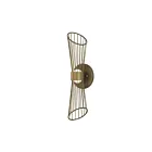 Maxim Lighting Zeta 24171NAB 2-Lumières Laiton vieilli naturel Applique Murale