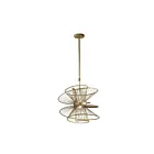 Maxim Lighting 24174NAB Zeta 2-Lumières 16W Laiton naturel vieilli Suspendu