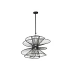 Maxim Lighting 24176BK Zeta 2-Lumières 16W Noir Suspendu