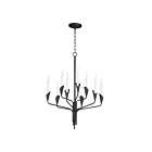 Maxim Lighting 24349BK Calyx 9-Lumières 360W Noir Incandescence Lustre