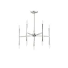 Maxim Lighting 24625SN Rome 10-Lumières 400W Nickel satiné Incandescence Lustre