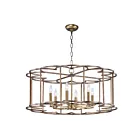 Maxim Lighting 24735BZF Helix 6-Lumières 360W Bronze Fusion Incandescence Lustre