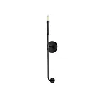 Maxim Lighting Vela 24811BK 1-Lumière Noir Applique Murale