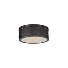 Maxim Lighting 25160OIAB Trestle 2-lumières 60W Bronze huilé/laiton antique Plafonnier encastré