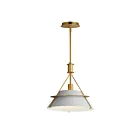 Maxim Lighting 25221LFGNAB Lucas 1-Lumière 60W Laiton naturel vieilli Suspendu
