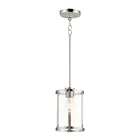 Maxim Lighting 25252CLSN Sentinel 1-Lumière 60W Nickel satiné Suspendu