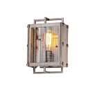 Maxim Lighting Outland 25269BWWZ 1-Lumière Bois de grange/zinc patiné Applique Murale