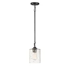 Maxim Lighting 25279SSBZ Stonehenge 1-Lumière 60W Bronze Suspendu