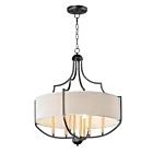 Maxim Lighting 25285WLBZAB Savant 8-Lumières 480W Bronze/Laiton antique Incandescence Lustre