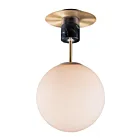 Maxim Lighting 26031SWSBRBK Vesper 1-lumière Plafonnier semi encastré